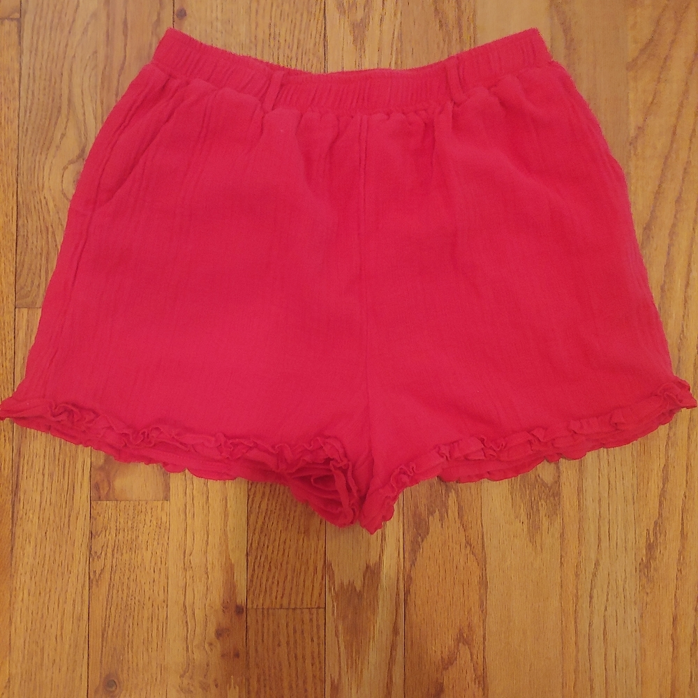 Red LoveRiche Shorts small